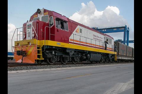 The first commercial freight train on the Standard Gauge Railway ran on January 1, carrying 104 containers from Mombasa to the Embakasi Inland Container Depot in Nairobi.